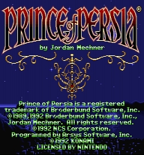 Prince of Persia - The Dark Castle ゲーム