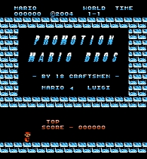 Promotion Mario Bros. Juego