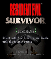 Resident Evil Survivor (USA) Light Gun Support Game