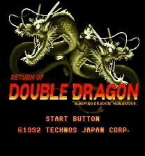 Return of Double Dragon - Kencho hacks ゲーム