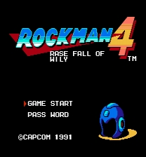 Rockman 4: Rase Fall of Wily Game