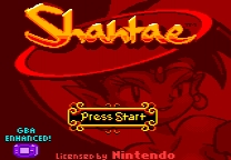 Shantae GBC palettes Gioco