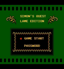 Simon's Quest: Lame Edition ゲーム