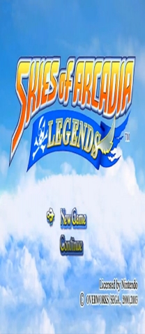 Skies of Arcadia Legends - Hold B to skip encounters Game