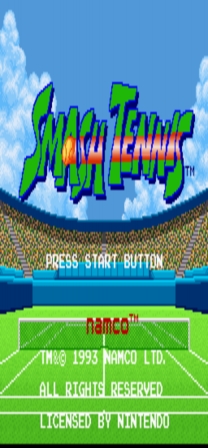 Smash Tennis (Europe) NTSC Patch Jeu