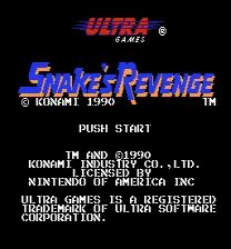 Snake's Revenge - Metal Gear Font ゲーム