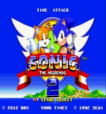 Sonic 2 Time Attack Game