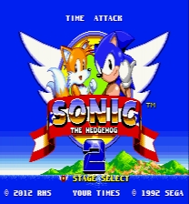 Sonic 2 Time Attack Jeu