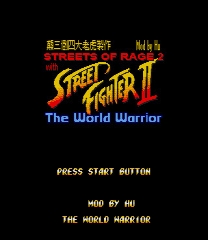 SOR2 - the World Warrior Air Combo Special Edition ゲーム