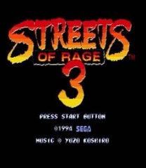 Streets of Rage 3 - Ash Patch Jogo