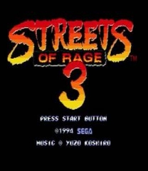 Streets of Rage 3 - Sonic Hack Game