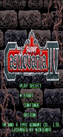 Super Castlevania IV - Alter Quest Spiel