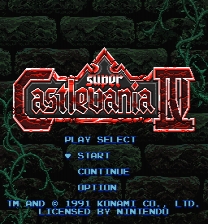 Super Castlevania IV Palette Hack Game