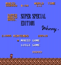 Super Mario Bros. Super Special Edition Game