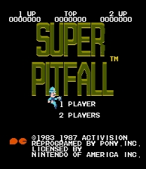 Super Pitfall - UNROM to MMC3 ゲーム