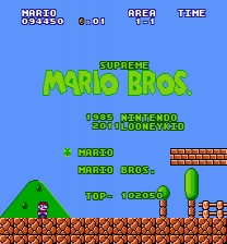 Supreme Mario Bros. Spiel