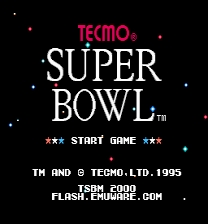 Tecmo Super Bowl: 1995 Spiel