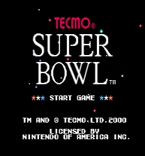 Tecmo Super Bowl: 2000 Spiel