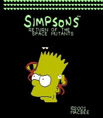 The Simpsons - Return of the Space Mutants ゲーム
