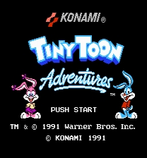 Tiny Toon Adventures stage select hack ゲーム