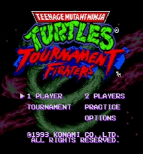 TMNT: Tournament Fighters improved colors ゲーム