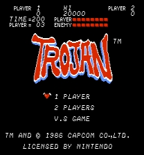 Trojan UNROM to MMC3 ゲーム