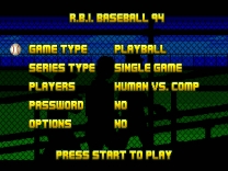 R.B.I. Baseball 94 Rom